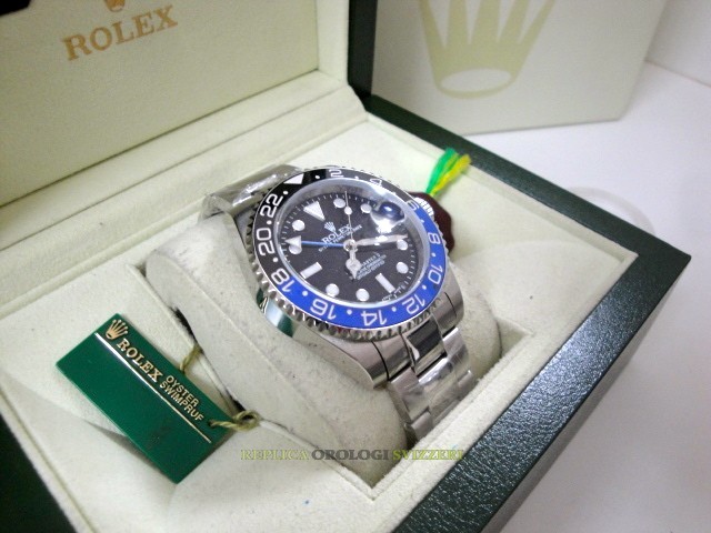 Rolex nero store blu